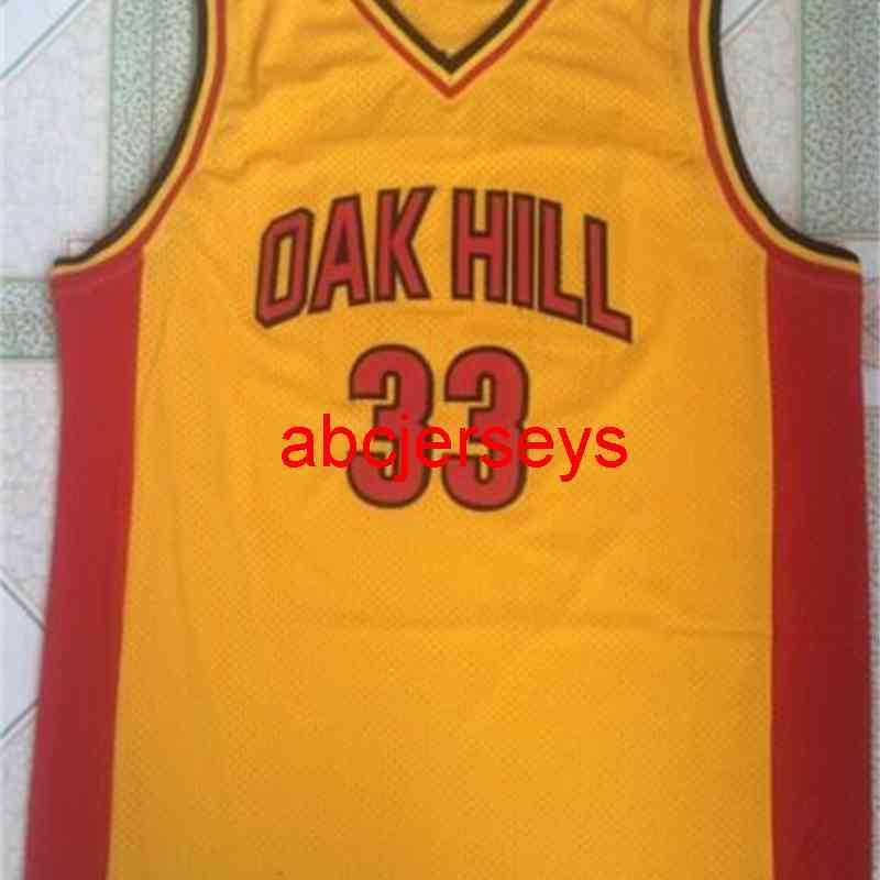 

#33 Kevin Durant Oak Hill Basketball Jersey Ncaa XS-6XL, Black