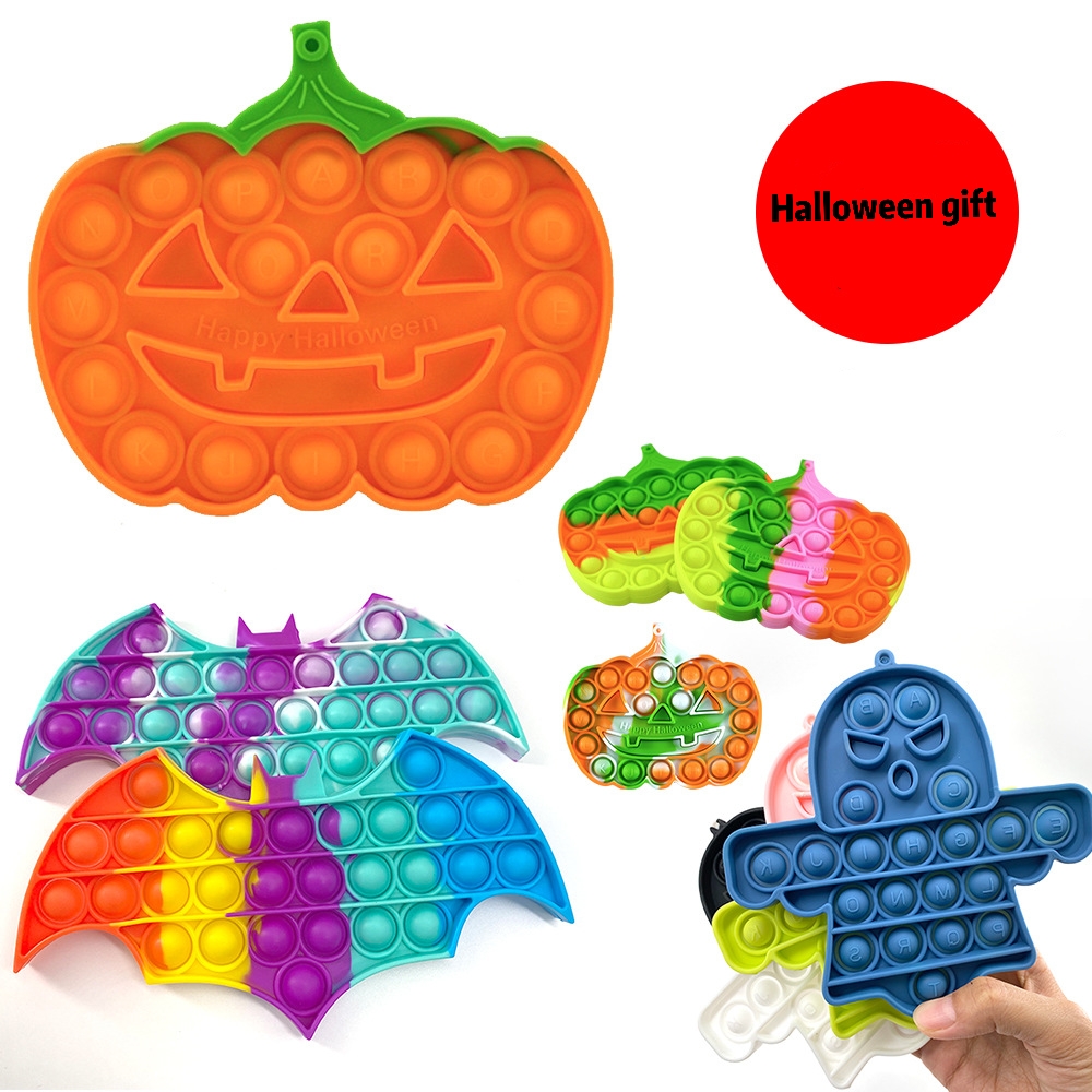 

Halloween gift Party Fidget Toys pumpkin bat Ghost Helps Relieve Increase Focus Soft Squeeze Favors Decompression Toy festives