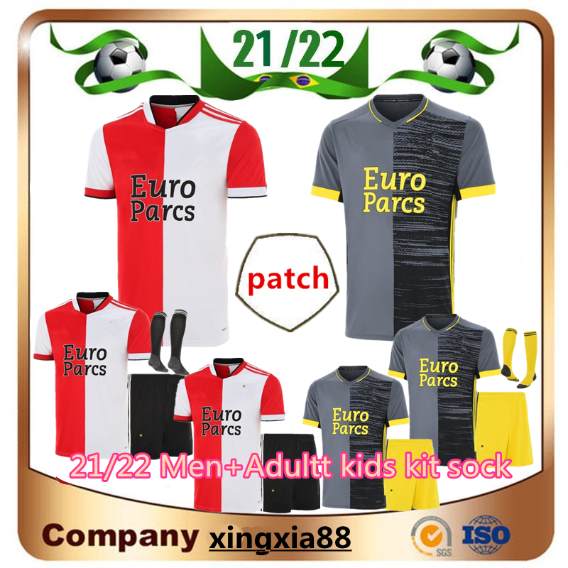 

FeyenoordS BERGHUIS Soccer Jersey 21 22 Home Away JORGENSEN SINISTERRA Football shirt Kit BOZENIK MALACIA GEERTRUIDA SENESI LINSSEN TEXEIRA men+kids, Wine red