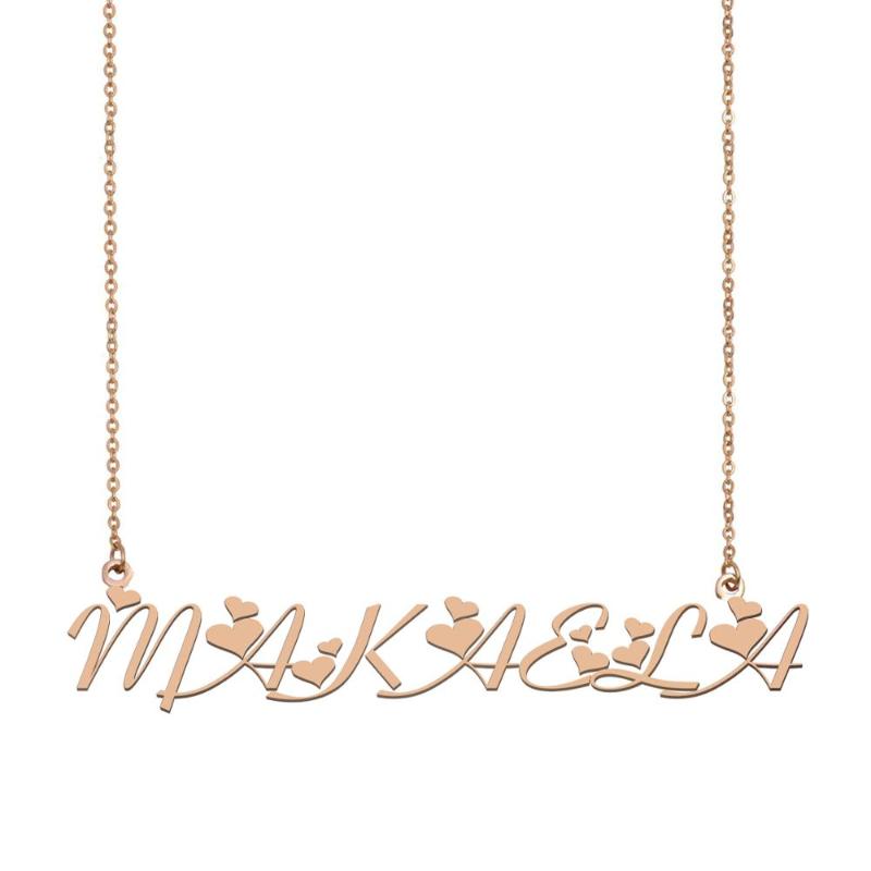 

Pendant Necklaces MAKAELA Name Necklace , Custom For Women Girls Friends Birthday Wedding Christmas Mother Days Gift