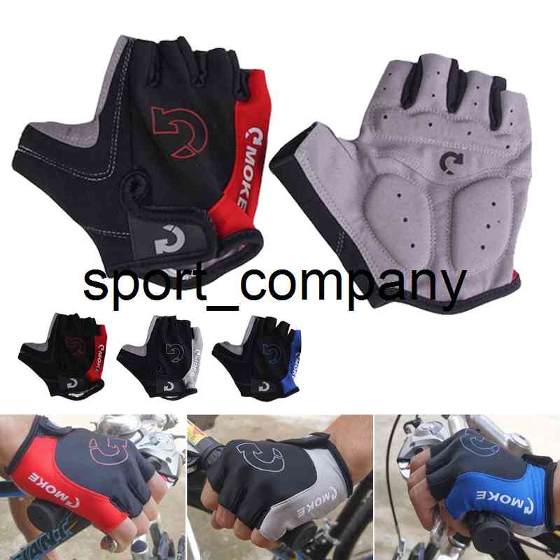 

Motorcycle MTB Bike Bicycle Gel Half Finger Gloves Sports Racing Cycling Unisex Glove S/M/L/XL, Blue