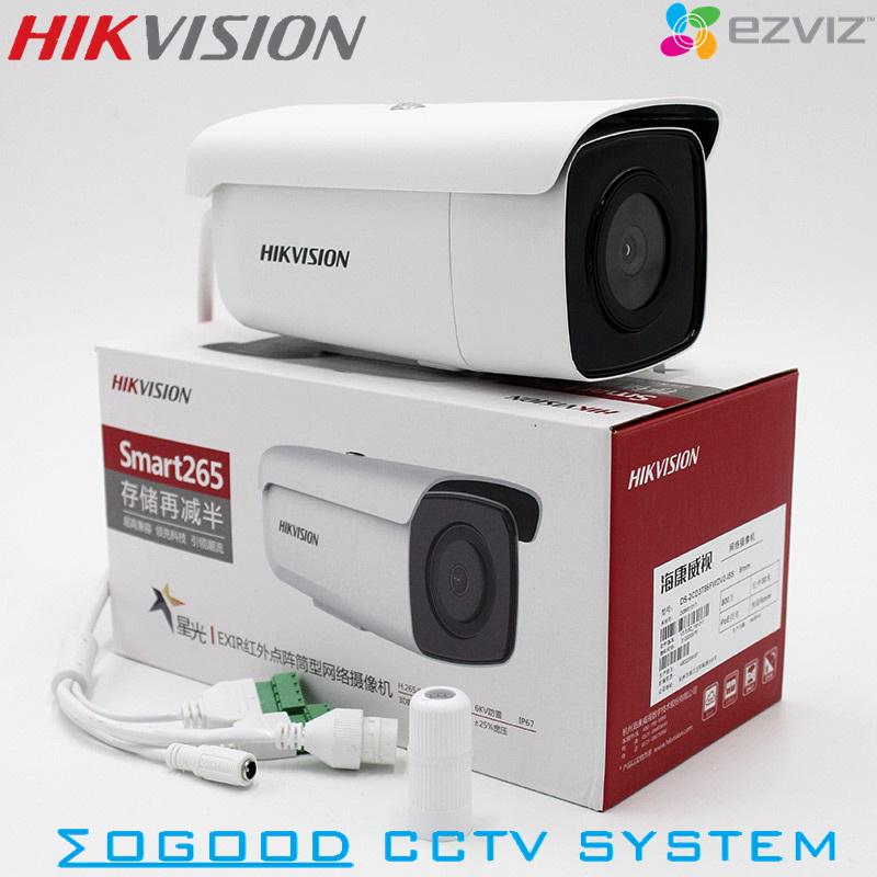 

Cameras Hikvision EZVIZ DS-2CD3T66FWDV2-S H.265 4MP POE IP Camera Support Audio Alarm ONVIF IR 50M Outdoor Low Illumination