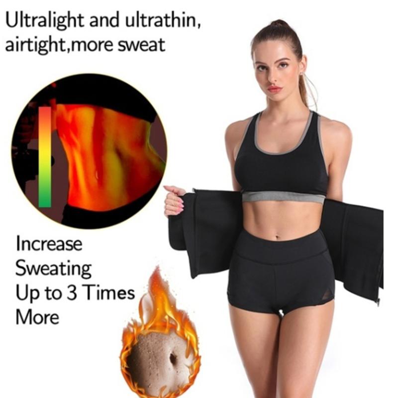 

Body Sculpting Sweat Belts Women Fitness Waist Belt Postpartum Belly Shaping Clothes Plastic For Ladies 2021 High Quality, Black;brown