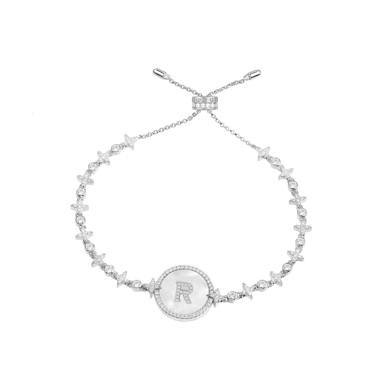 Bangles Bracelet Family High Version Brcelet Gentle Mother of Perl Shell Design Letter Brcelet Temperment Round Silver Brcelet-image-725504302