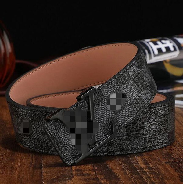 

2021 Belts for jeans Luxury Designer Women needle buckle Fashion Letters Plaid Print Golden belt party favors with box size 105-125CM, Black;brown