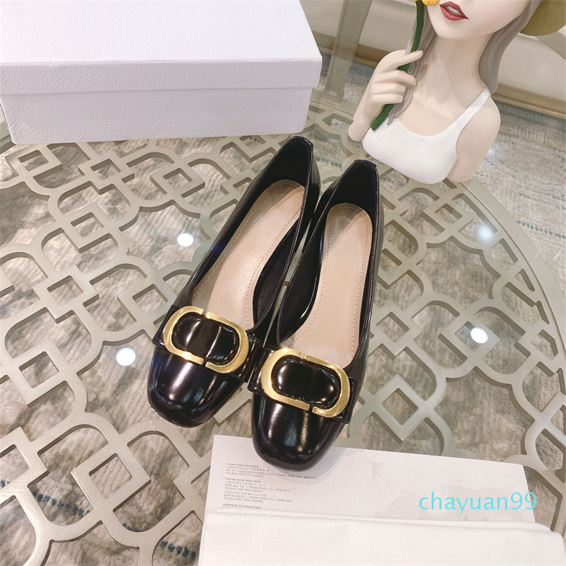 

2021 Fashion D Womens Shoes High Heels Designer Sandals Ballet Yoga Metal Letter Leather Rubber Luxury Sandal Dress Shoe Wedding Party 3021, Black