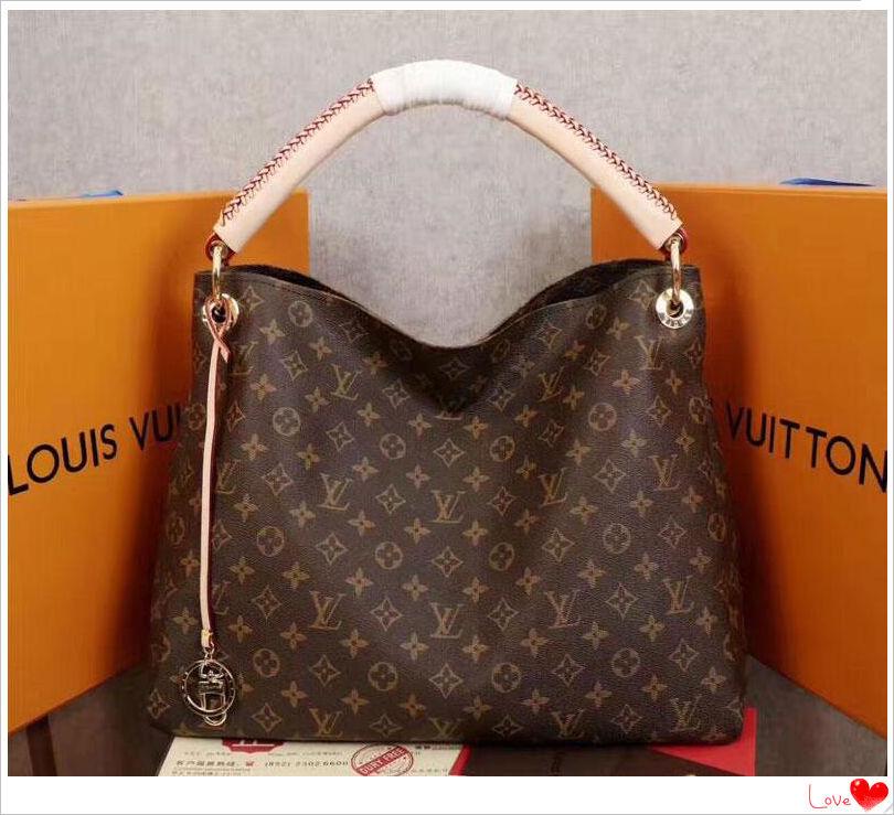 

LV LOUIS Women Bags Purses High Quality Leather Shoulder Bag Totes Female Large Capacity Crossbody VITTON Bag Barrettes