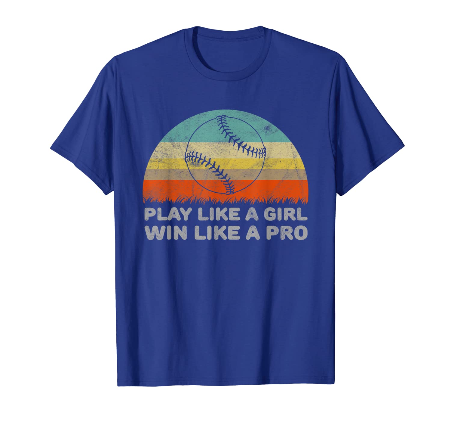 

play like a girl win like a pro funny softball t-shirt, White;black