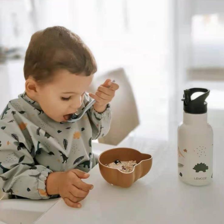 

0-5 Years Waterproof Baby Bibs Long Sleeve Scarf Art Smock Feed Bibs Cartoon Apron Eating Kids Burp Cloth