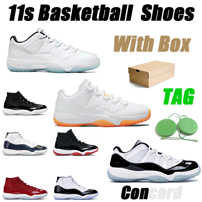 

Low Legend Blue 11 men women Basketball Shoes 11s Concord Bred Cap and Gown mens trainer sports sneakers, # 26