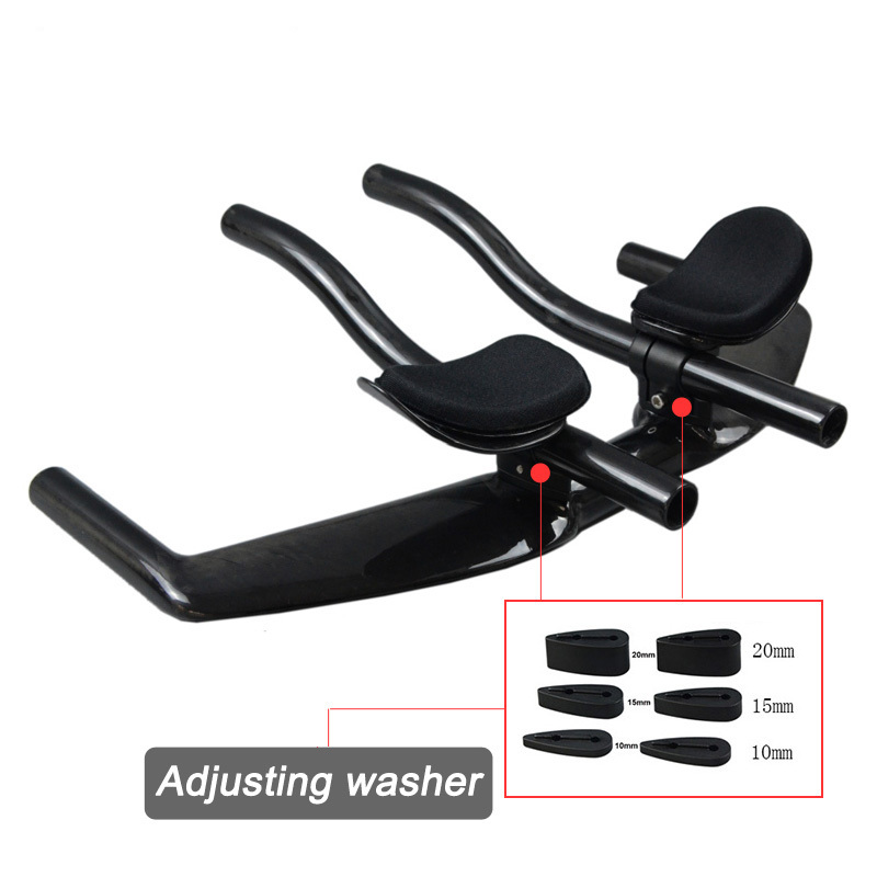 

NO TT handlebar bike parts Cycling bicycle accessories new full carbon road handlebar rest bar ends 31.8mm 638g