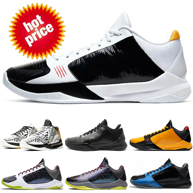 

2021 Men Protro Mamba Zoom 5 Basketball Shoes 6 Grinch What If Lakers Big Stage Chaos The Dark Knight Prelude DeMar DeRozan Fashion zapatos Sneakers Size 40-46, Color 1