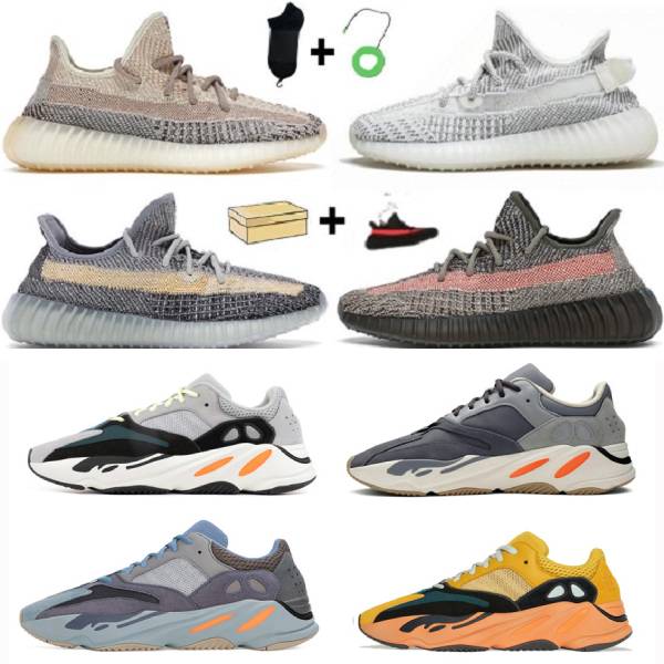 

2021 700 v2 zyon Ash stone blue pearl Fade Antlia shoes carbon Natural earth cinder israfil white reflective men women, 5 beluga 2.0