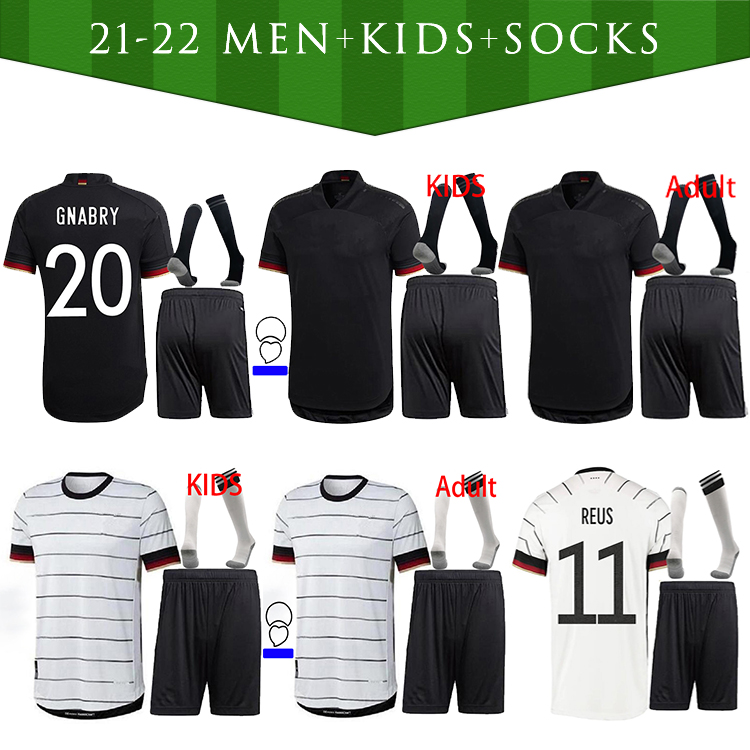 

2021 2022 Germany Soccer Jerseys TAH Gundogan REUS GNABRY WERNER KROOS 20 21 KIMMICH maillot de foot football Sane Goretzka CAN HAVERTZ MEN, Black