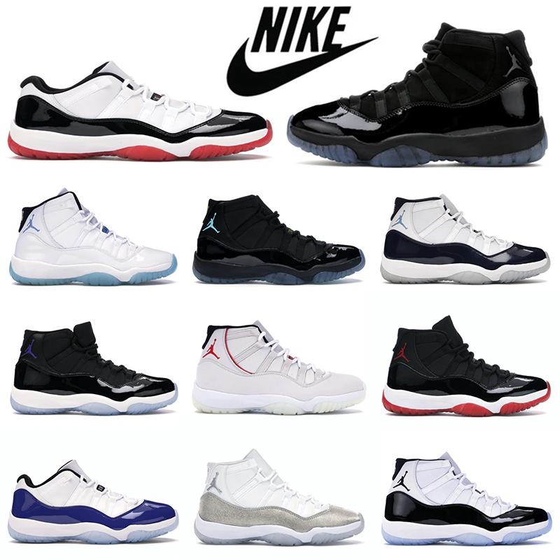 

Air Jordan 11 Retro 11S Top Quality Basketball Shoes Xi Low Legend Blue Citrus Anniversary Bred Cap And Gown Varsity Red Space Jam Trainers Sneakers