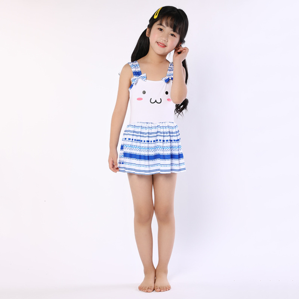 

Children's suit children's girls' one piece cute princess skirt swimsuit, Black