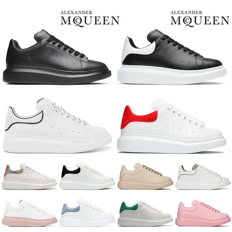 

3M Reflective Alexander McQueens Women Mens Casual Shoe Luxurys Designers Shoes White Black Red Green Suede Beige ACE Platform Leather Sports Trainers Sneakers, D9 white reflective 36-44