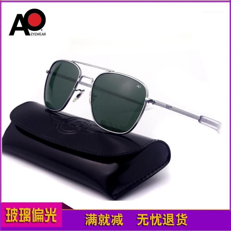 

Sunglasses Unisex Rectangle Men 2021 American Army Optical AO Pilot Driving Glasses Masculino