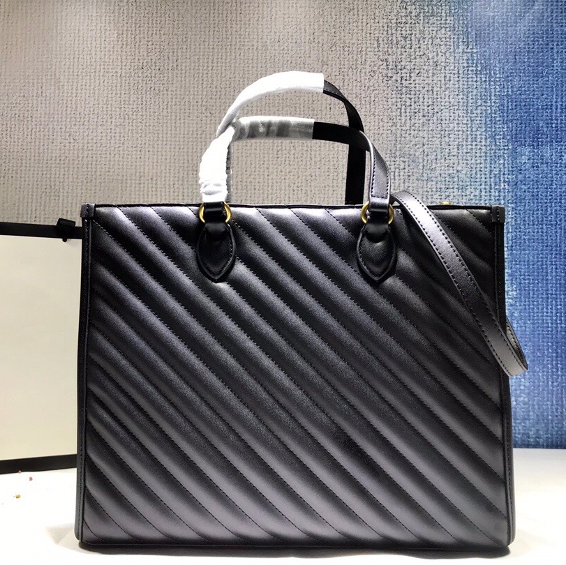 

Ladies Luxury Design Zig Zag Leather Tote Bag Ancient Gold Classic Logo Single Shoulder Bags with Large Volume High Quality Patchwork Shopping Package, 11111