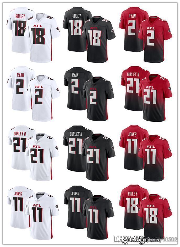 

Men Atlanta Women Falcons 11 Julio Jones 21 Todd Gurley 2 Matt Ryan II Calvin 18 Ridley Football Jerseys, Black;red