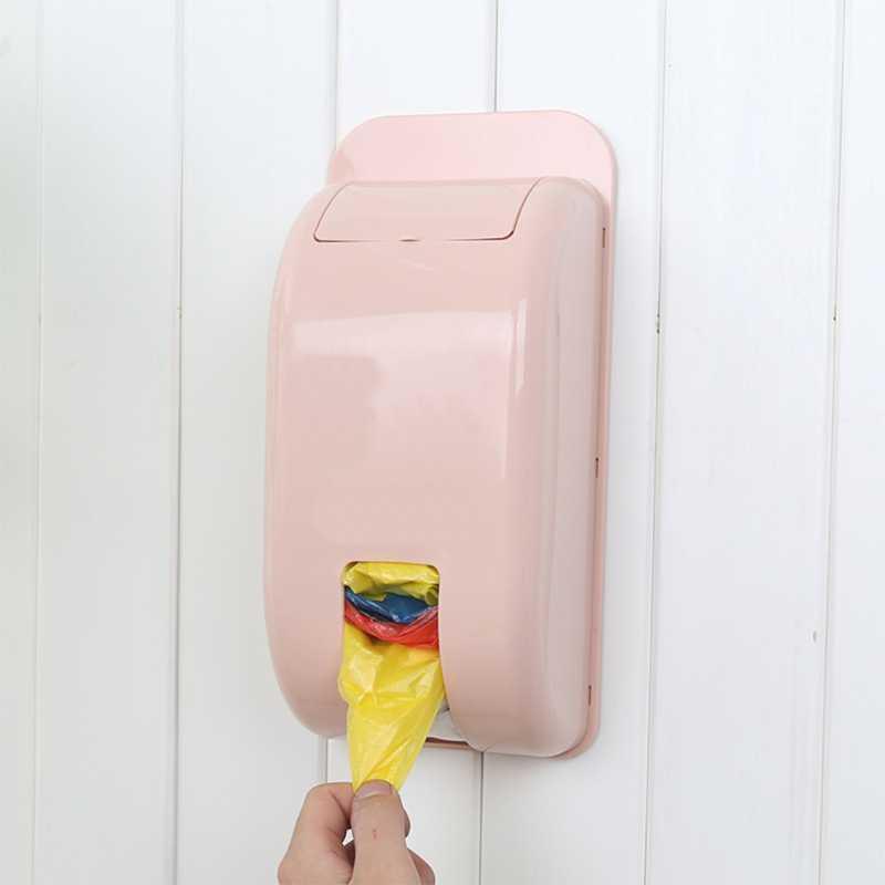 

Storage Bottles & Jars Garbage Bag Kitchen Box Rubbish Organizer Plastic Trash Pouch Container For Home Tray