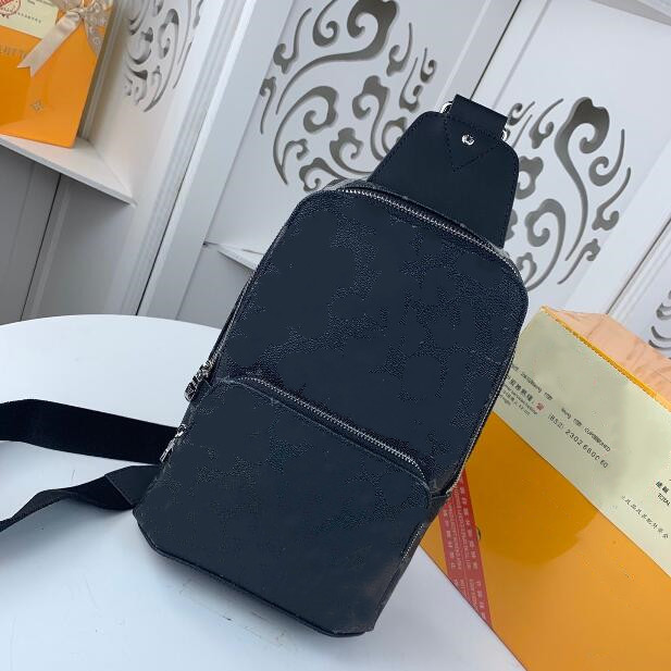 

Business Chest Bags Men Casual Satchles Crossbody Sling Backpack USB Charging Fanny Pack Male Waterproof Embossed Travel Messenger wallet, Black with flowers