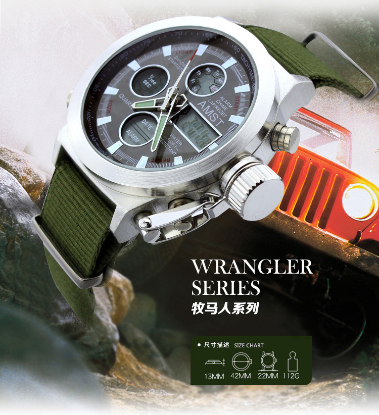 Acquistare Orologio Elettronico Amst Alarm Clo Meccanico Studente Sportivo  Da Uomo Economico | Consegna Veloce E Qualità | It.Dhgate