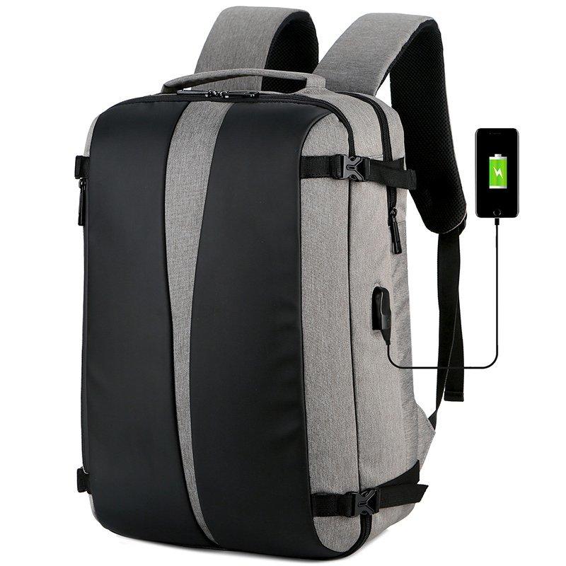

Backpack Business Men Oxford Backpacks High Quality Male Retro Laptop Bag Men's Schoolbag Travel Bags For Rucksack, Black