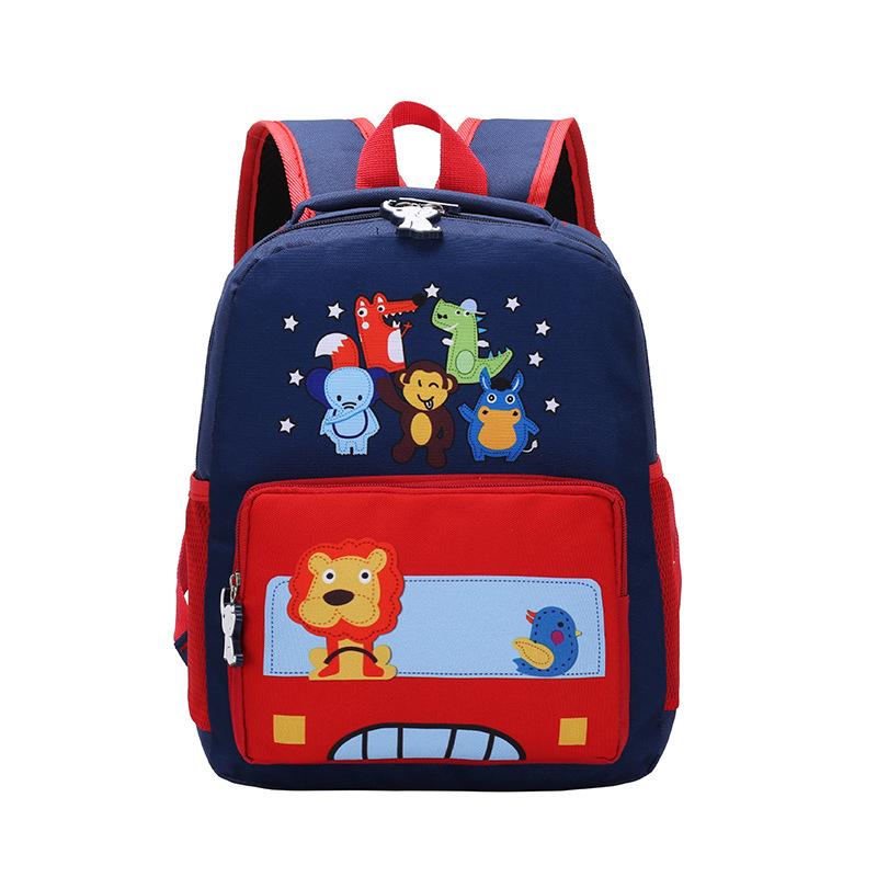 

Kindergarten School Bags Children Lightweight Backpack Cartoon Zoo Printing Kids Boys Girls Schoolbag