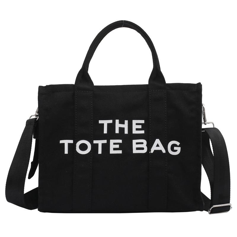 

Women Handbag Large Canvas Tote Women Shoulder Bag Cloth Shopper 2021 Letter Printing Crossbody Ins, Khaki