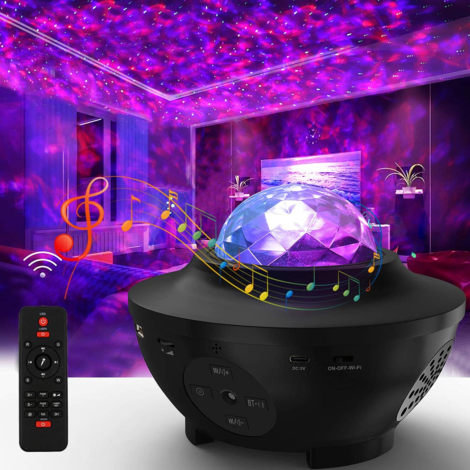 

LED Laser Star Projector Strips Light , Galaxy Lighting, Nebula Lamp for Gaming Room, Home Theater, Bedroom Night Light, or Mood Ambiance