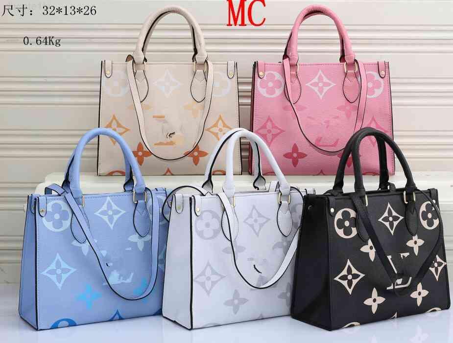 

LV LOUIS bags Vitton Fashionable lady tote with large capacity shopping bag