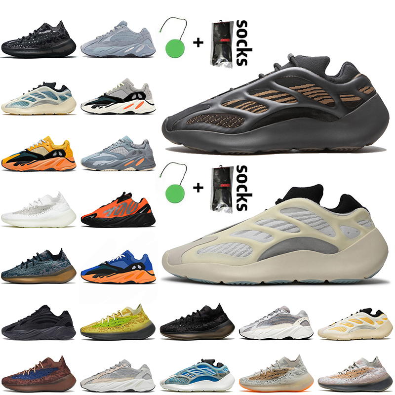 

Wholesale 700 V3 Kanye West Women Mens Running Shoes Brown Ereminel Azael Kyanite Safflower Onyx Calcite Glow 380 Alien Pepper Trainers Sneakers