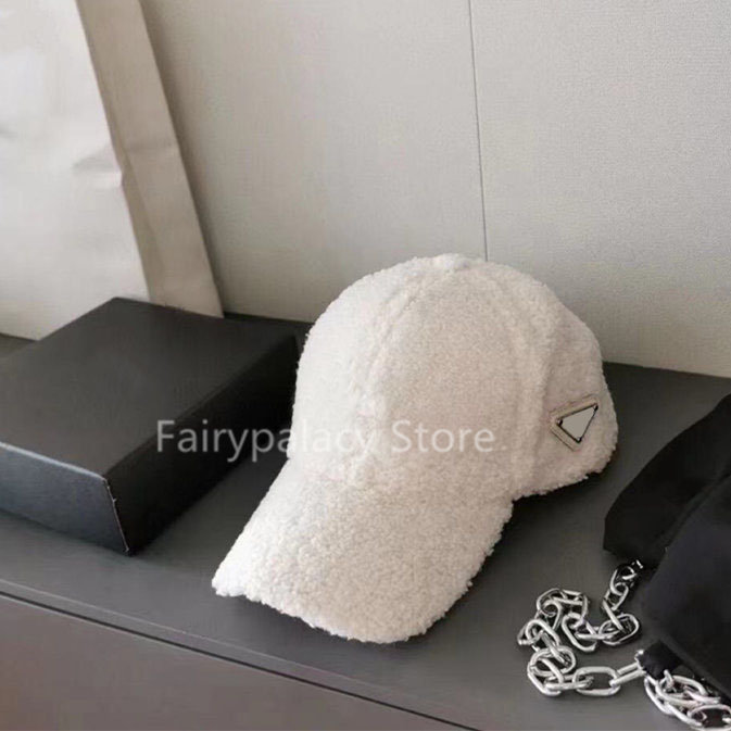 

2021 fashion designer men women hat autumn and winter tide cap Lambs Wool thick warm baseball caps Christmas gifts Top Quality, Blue;gray