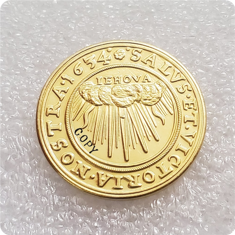 

1634,1635 Royal Mint of Silesia 1 Ducat - Silesian Evangelic Estates Copy Coins