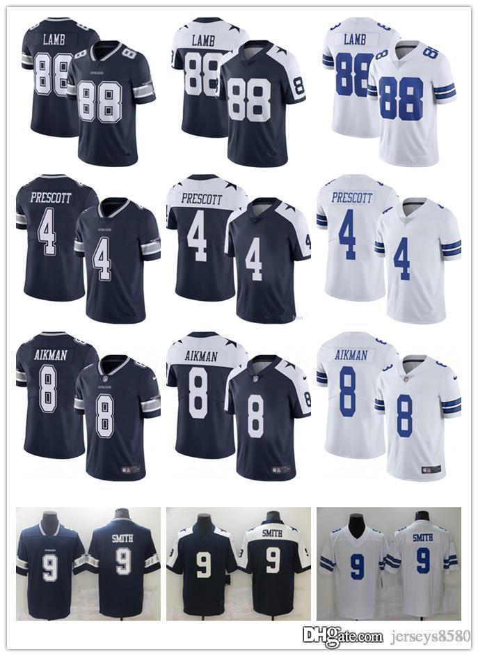 

Men women youth DallasCowboysJersey 4 Dak Prescott 9 Jaylon Smith 8 Troy Aikman 88 CeeDee Lamb Football Jerseys navy, Color