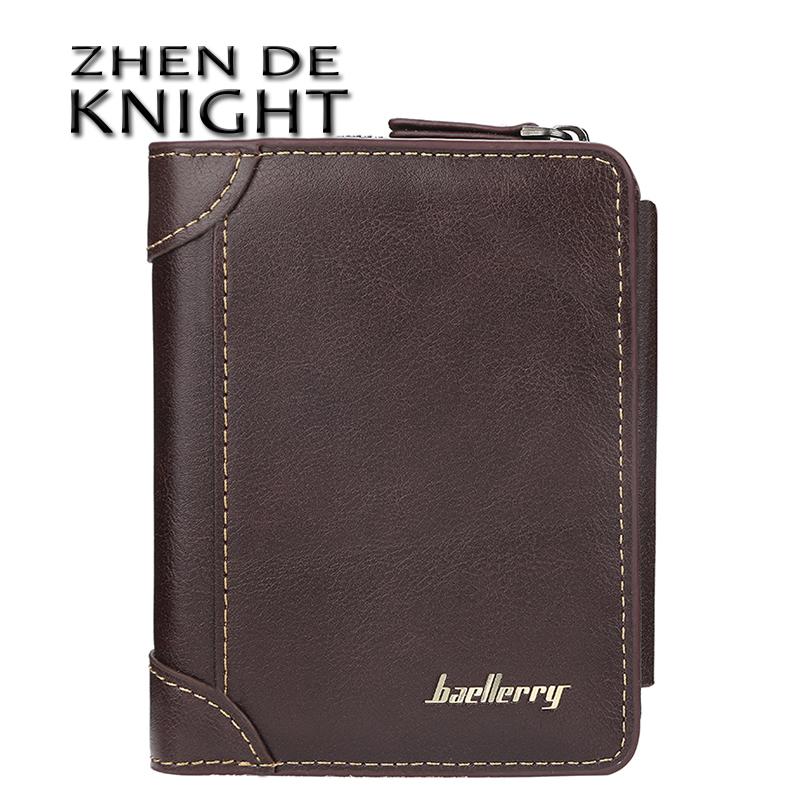 

Quality Men's Short Wallet Bifold Card Holders For Men Casual Portable Coin Purse Leather Male Cash Clutch Bag Wallets, Red;black