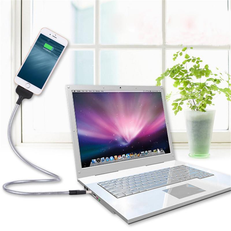 

Cell Phone Mounts & Holders Car Holder Flexible USB Charging Data Cable Charger Bracket For Android Smartphones Charge Stand Rack