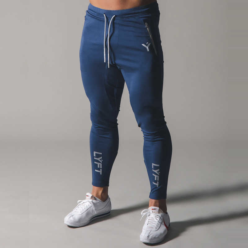 

LYFT PIPING STRETCH PANTS Mens Sweatpants Running Sports Jogging Pants Men Trouser Tracksuit Gym Fitness Bodybuilding Men Pants H0831, Black