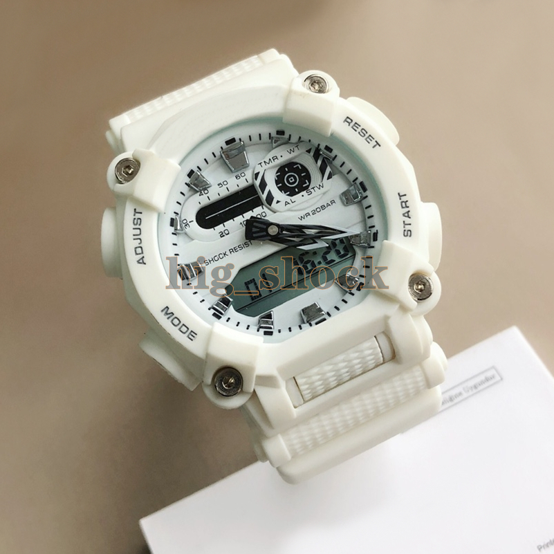 

New arrival popular GA HOT fashion waterproof 900 men's wristwatch Sports dual display GMT Digital LED reloj hombre student watch relogio masculino 16 colors, #5