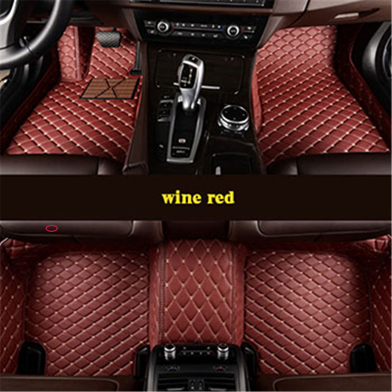 

For Kia Sorento 5seats mats model Leather Custom Auto Car Floor Foot