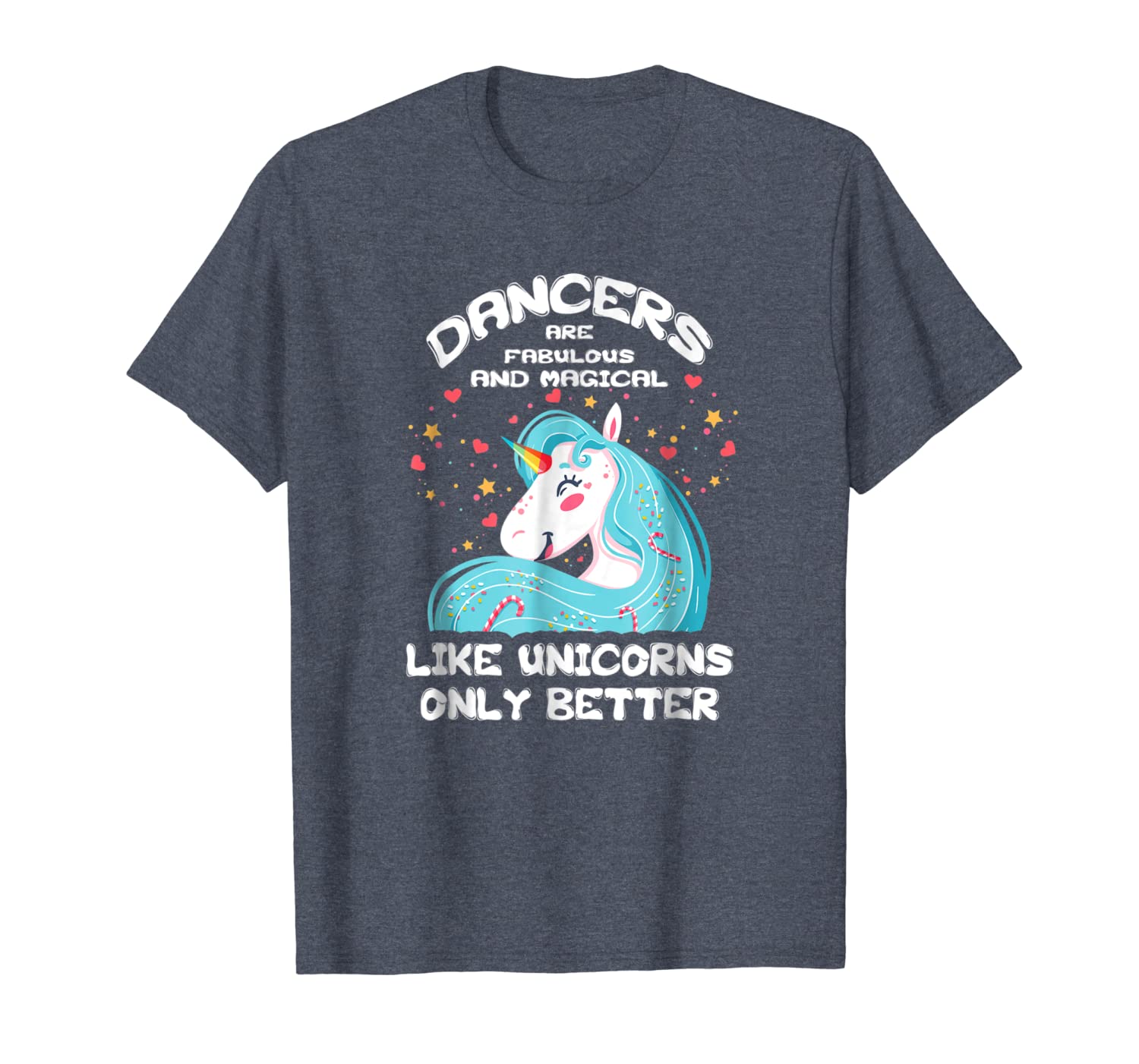 

like unicorns only better - dancer t shirt, White;black