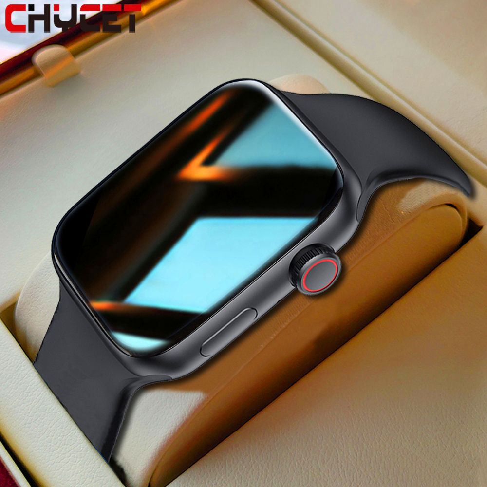 

CHYCET 2021 Smart Watch Original IWO HW22 Plus Series 6 Watch 44mm Dial Call DIY Faces Smartwatch Men Women For Android IOSg, Black