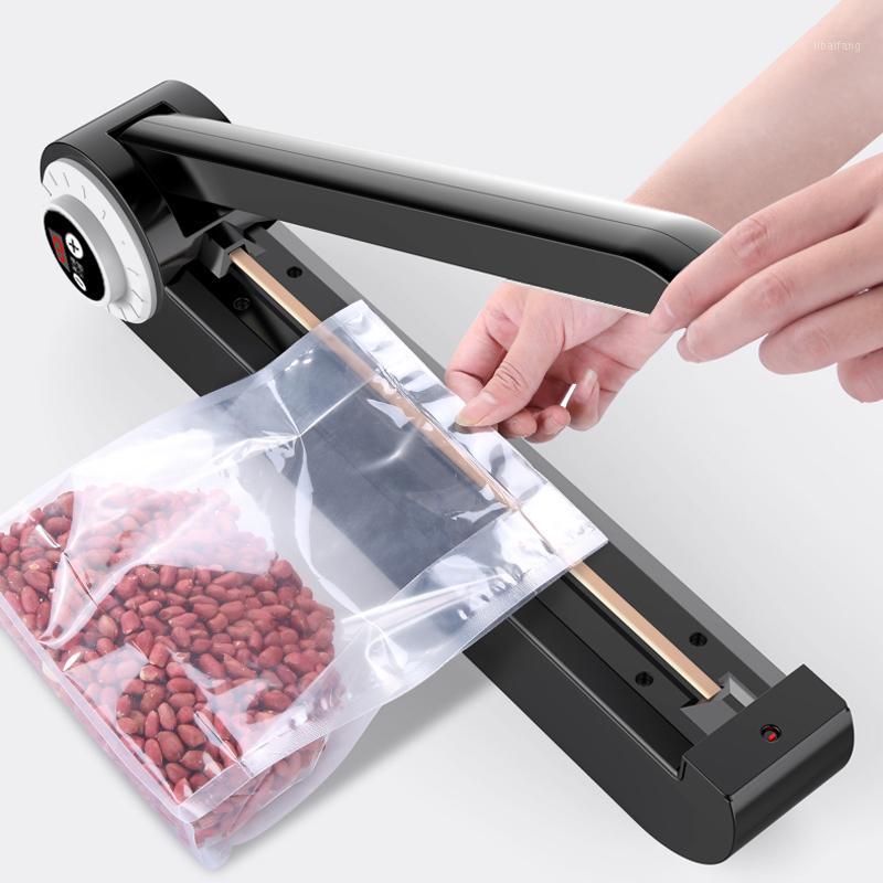 

Wet Towel Dispensers KY-300 Small Sealing Machine Hand Pressing Household Plastic Bag Film Mini Heat Sealer Digital 220V 1PC