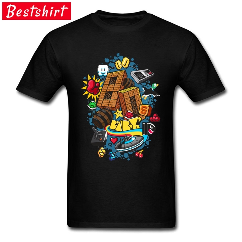 

Autumn Winter Tees Kanji Sleeve 80s Baby Games Astroworlds UFO Cartoon Them Print Ukraine O-Neck Men T-Shirt Free 210420, Red