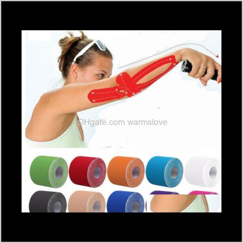 

Aessories Equipments Fitness Supplies & Outdoorskinesio Bandage Sports Roll Elastic Adhesive Strain Injury Muscle Sticker Kinesiology Tape K