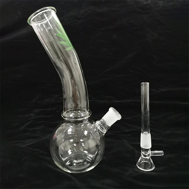 

18cm Glass Bong Hookah Water Pipes Beaker Recycler Bongs Dab Rig Oil Burner Ash Catcher Bubbler 35mm Bowl FY2226