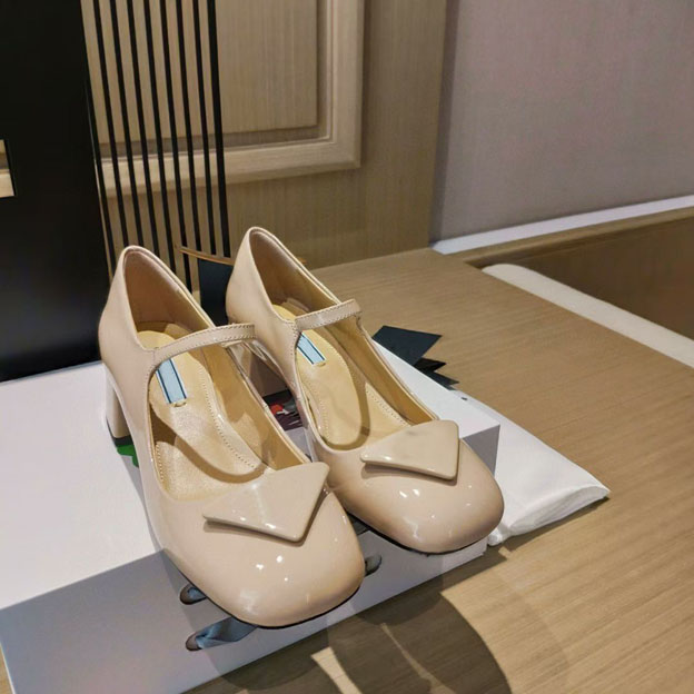 

Women's Strapless Dress Shoes heels women high heels 5cm Mary Jane shallow mouth 2021 square toe buckle Africa 35-41, Orange