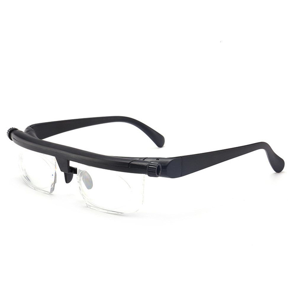 

High definition focusing glass zoom adjustable prbyopia TR90TC5A, White;black