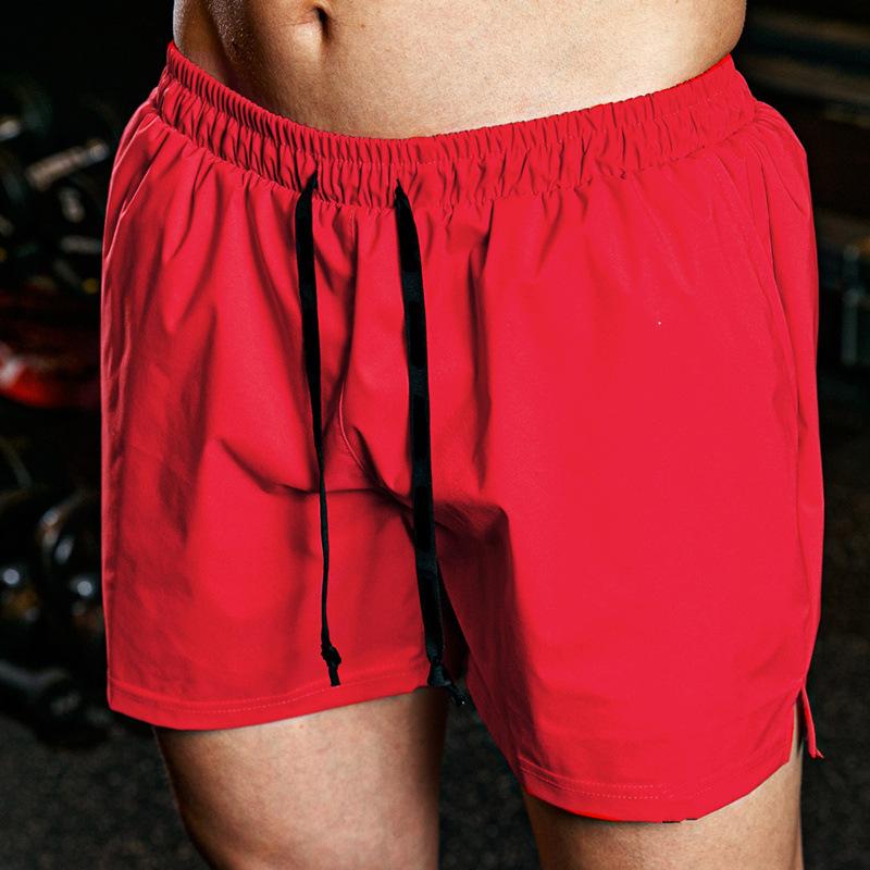 

Men's Shorts 2022 Men Fitness Bodybuilding Man Summer Workout Male Breathable Quick Dry Sportswear Jogger Beach Short Pants, White;black